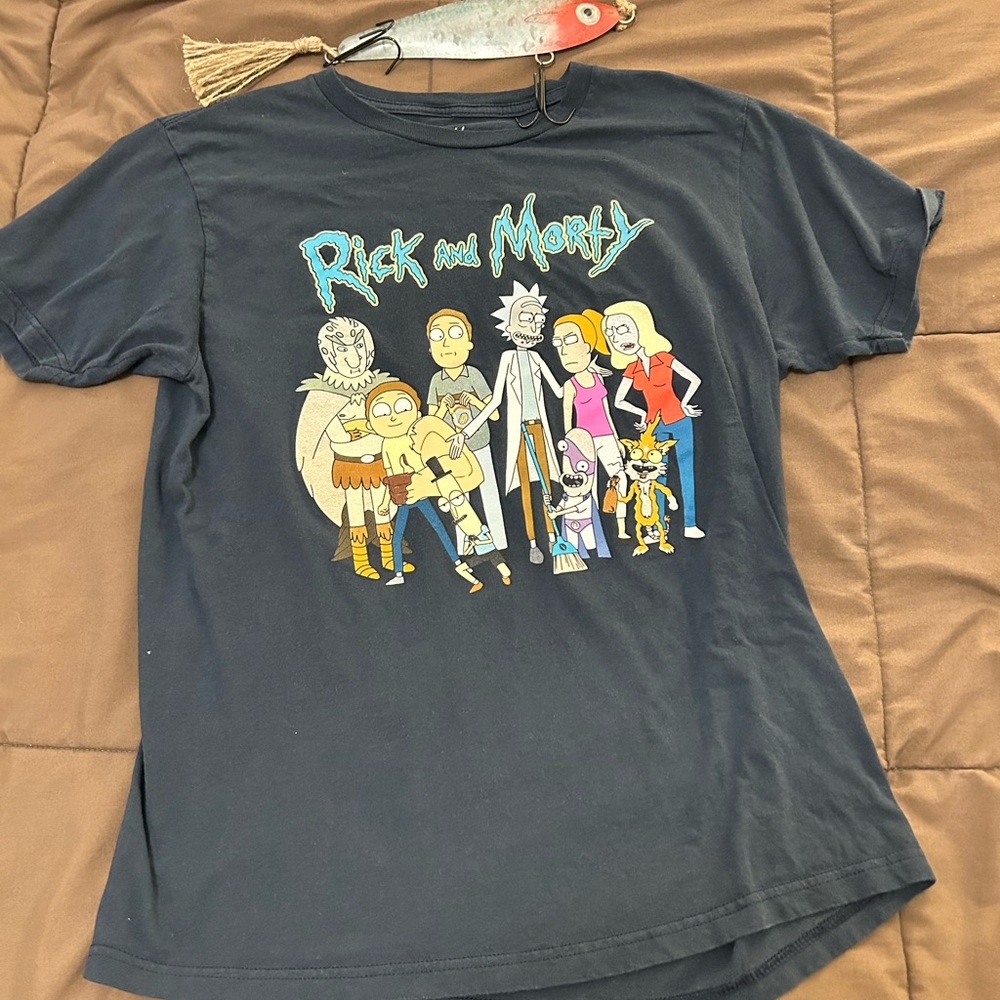 Ripple Junction Rick and Morty Group Tee - Black